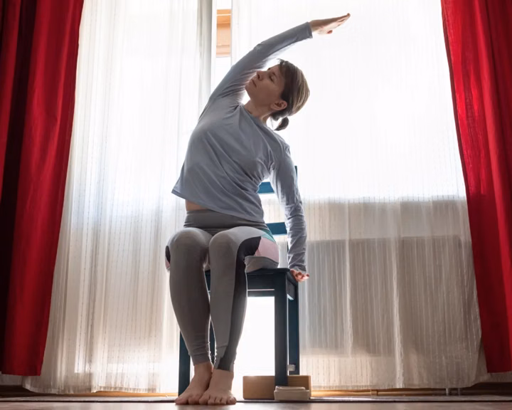Chair Yoga at the International District Library