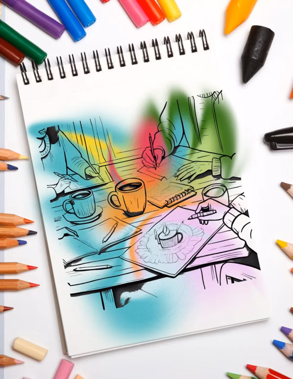 Coloring and Coffee