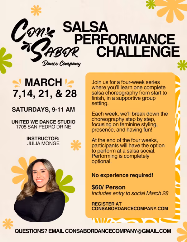 Con Sabor: Salsa Performance Challenge