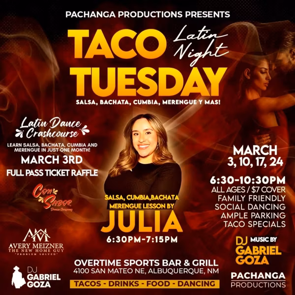 Salsa dancing- Taco Tuesdays