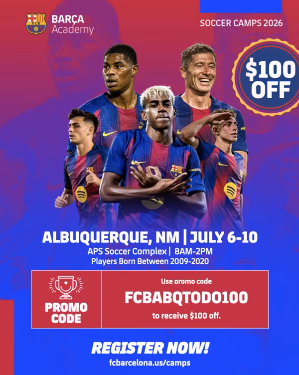 FC Barcelona Summer Camp – Albuquerque 2026