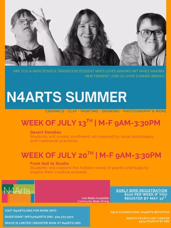 North Fourth Arts Summer Camp โ Desert Doodles