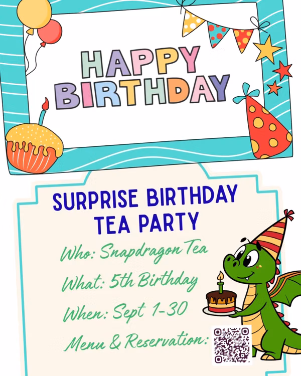 Surprise Birthday Tea Party