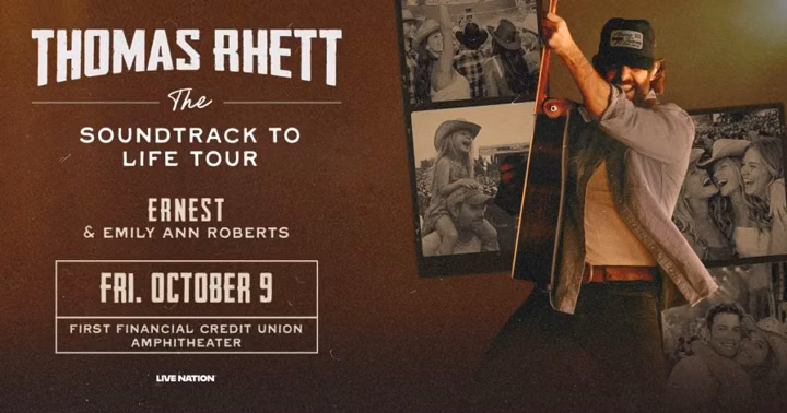 Thomas Rhett with ERNEST & Emily Ann Roberts