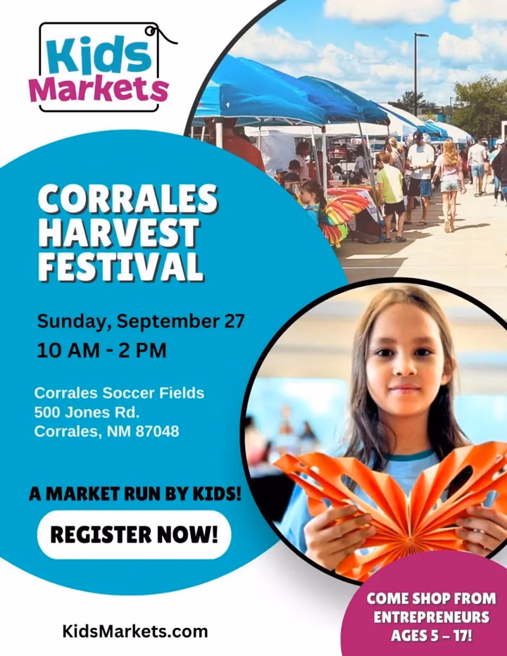 Kids Market at Corrales Harvest Festival
