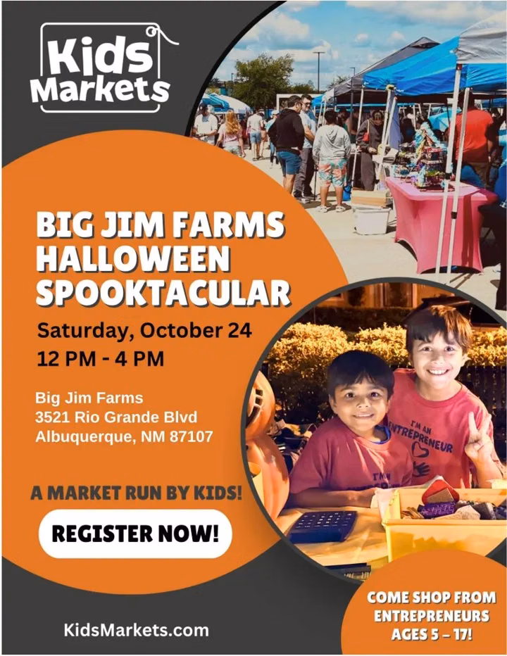 Kids Market at Big Jim Farms Halloween Spooktacular