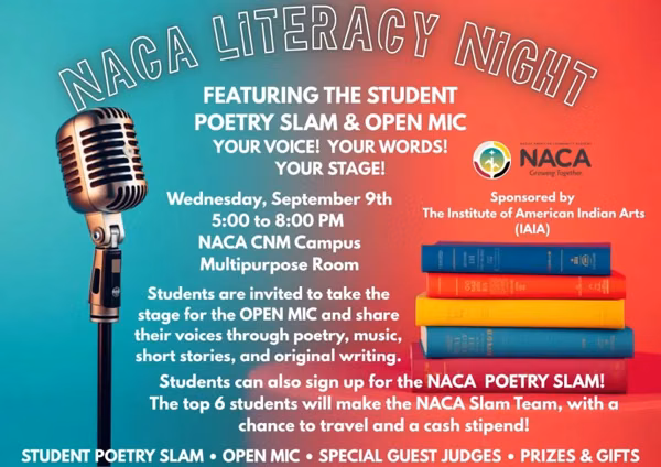 NACA Literacy Night and Student Poetry Slam