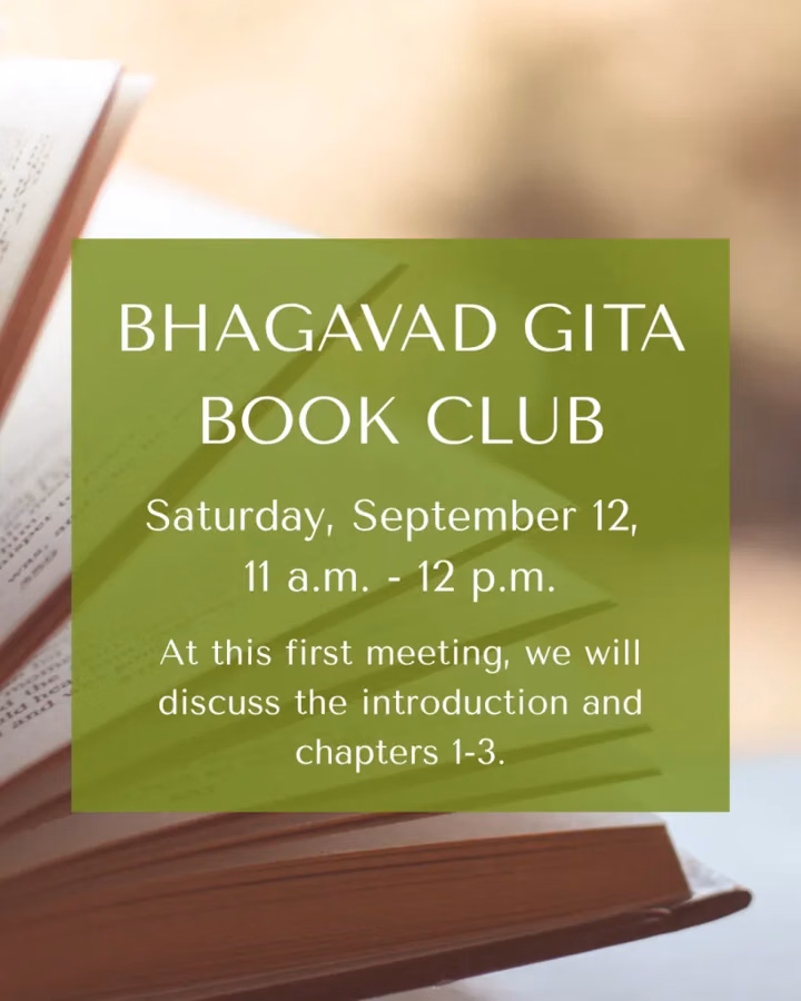 Bhagavad Gita Book Club
