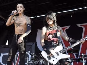 Black Veil Brides with Caskets, Archers, and Holy Wars